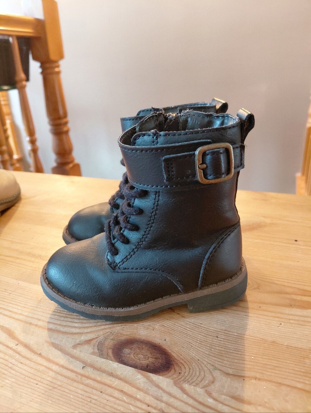 Little Girl Black Boots 5